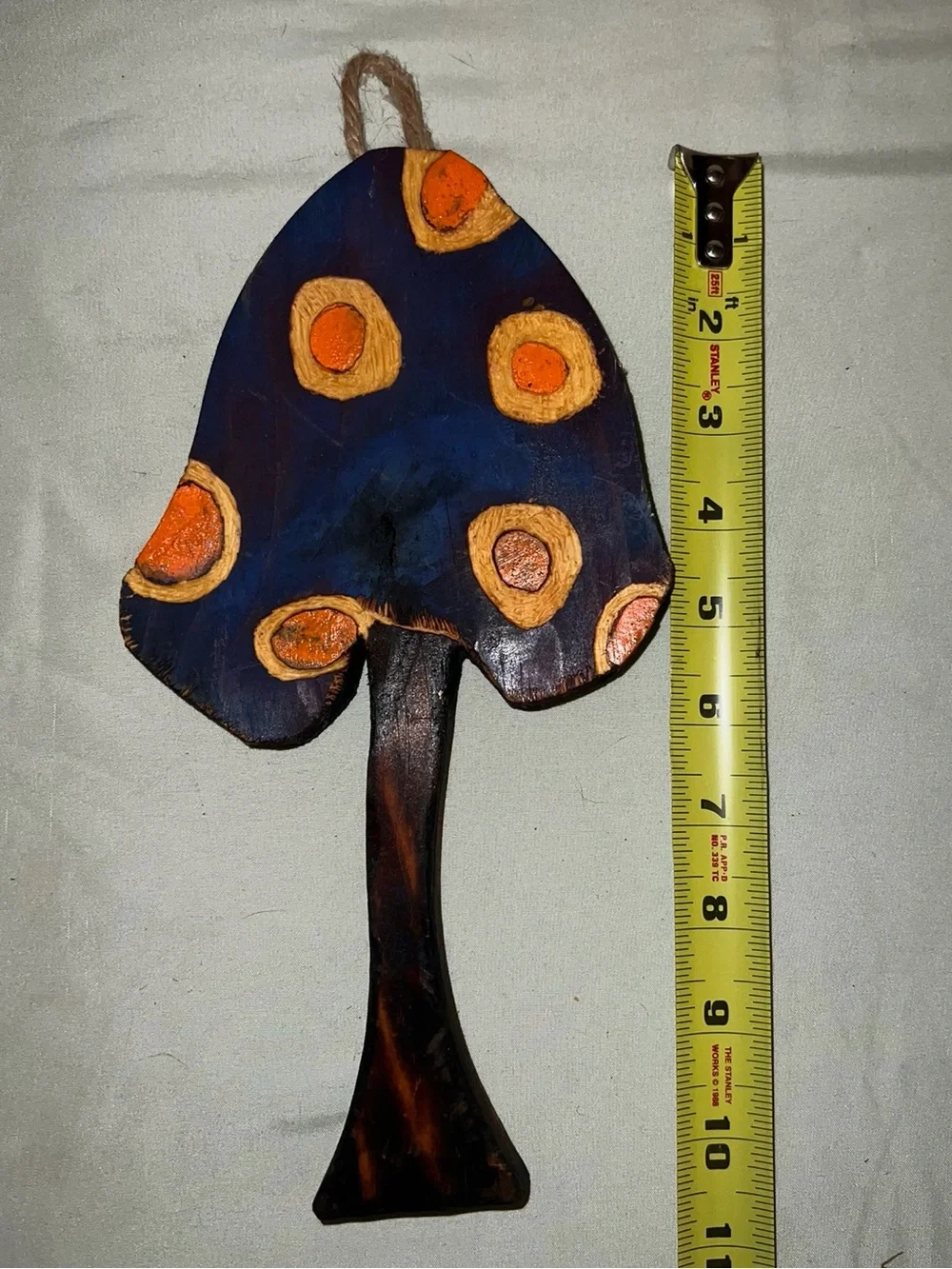 Handmade Wooden Mushroom Wall Décor